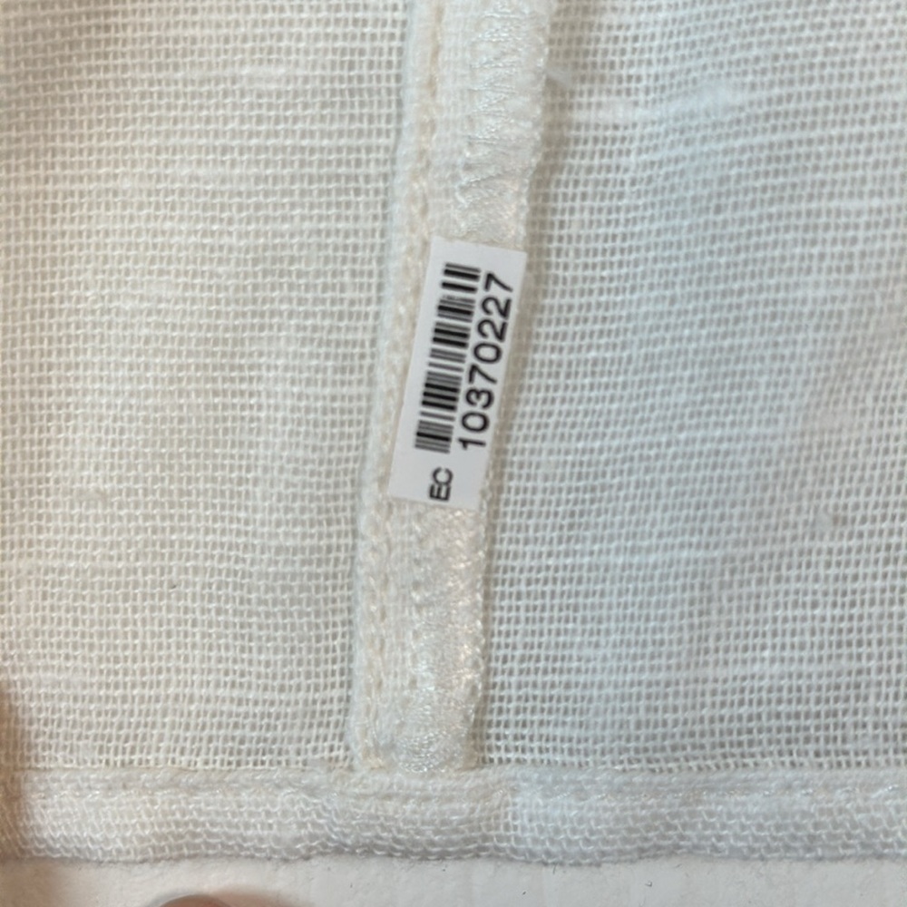 Women's Free People White Cropped Tied Sides Size XS EUC #5179 - Picture 5 of 7